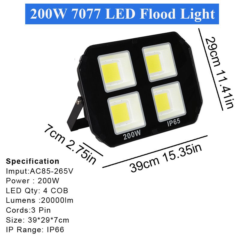 2 st 200W 7070 Floodlight