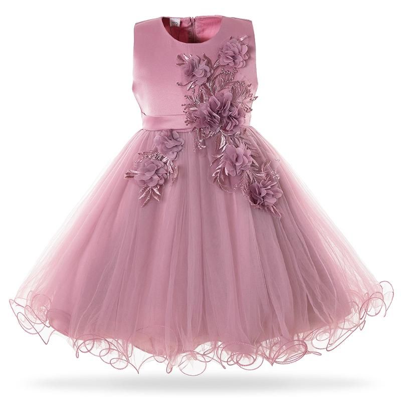 Vestidos de niña CIELARKO 2021 NIÑOS PRINCESS VESTIDO Fiesta de cumpleaños de la boda Frock para Vestidos de niña CIELARKO 2021 NIÑOS PRINCESS VESTIDO Fiesta de cumpleaños de la boda Frock para