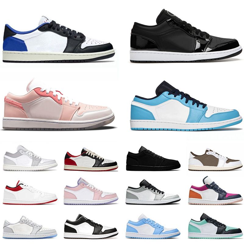 Acquistare Nike Air Jordan Retro 1 Jordans 1s Jumpman AJ Low Scarpe Da  Basket Da Donna Jumpman Aj 1s Low Paint Drip Panda UNC Court Purple Bred  Red Island Scarpe Da Ginnastica