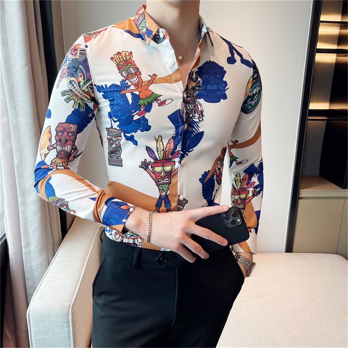 Luxury Designers Mens Dress Shirts 