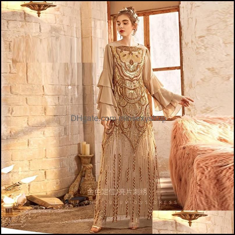Ethnic Clothing Plus Size Muslim Fashion Lace Sequin Abaya Dubai Dress For Women Robe Evening Dresses Islam Vestidos Drop Delive From Minsexyshop, $4.63 | DHgate.Com