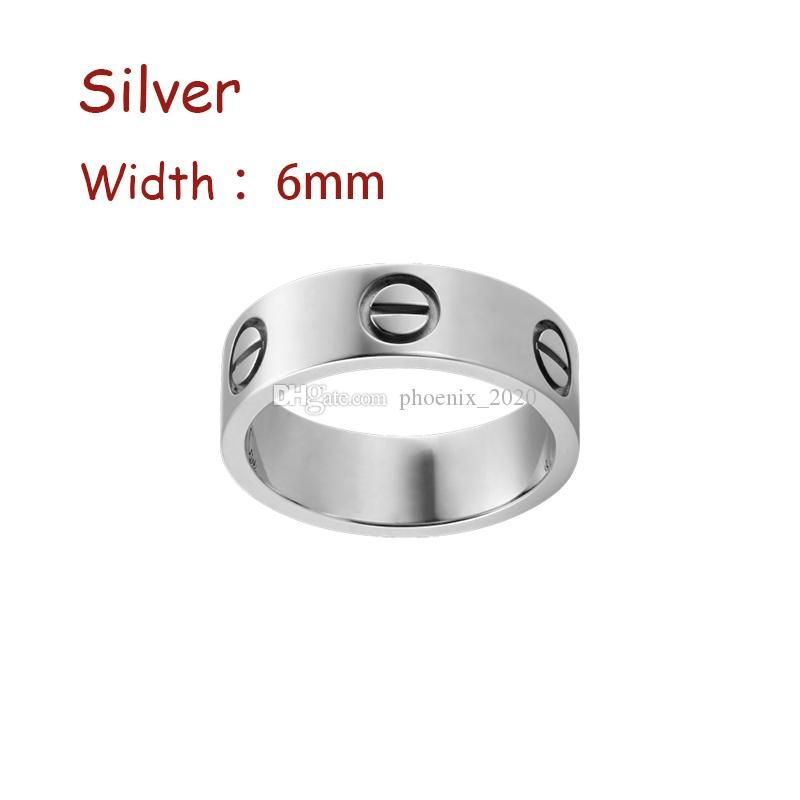 Silver (6mm) -lovering