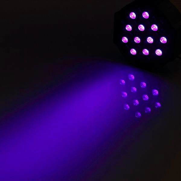 Nieuwste Design U'King 72W LED-effect Paars Licht DJ Disco Party KTV PUB Hoge kwaliteit Material Stage Lights Voice Control