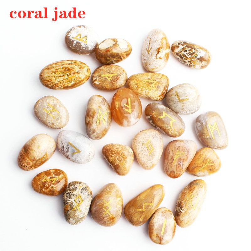 25pcs Corail Jade