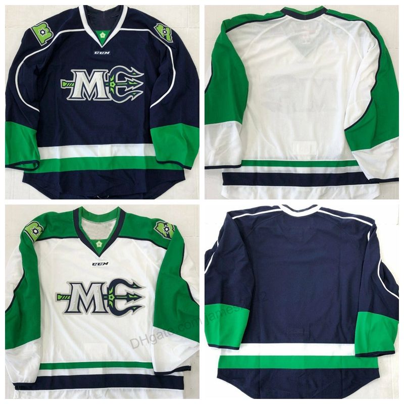 2021 Cheap Custom Retro Maine Mariners ECHL Uniforms Hockey Jersey Mens