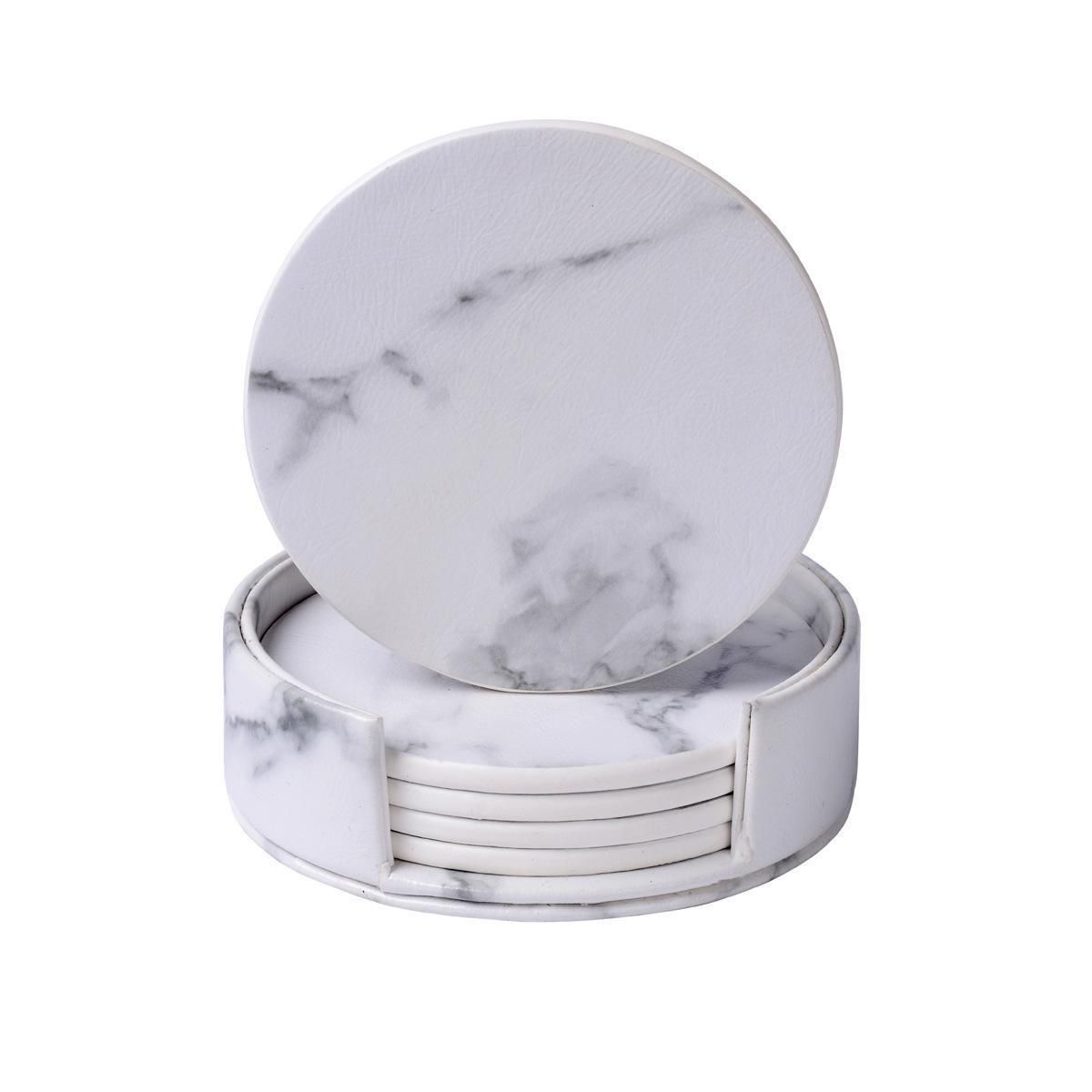 Round Marble White