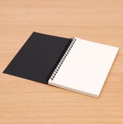 12*18cm black cover white paper