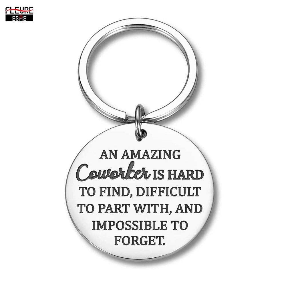 Coworker Keyring Leaving Gift For Men Women Keychain Going ...