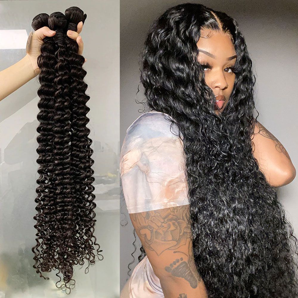 indian deep curly hair 16 18 20 22 24 26 28 30 inches india curl curls Weft Body Wave 4 Bundles Waves Human Hairs Extensions 32 34inch indian deep curly hair 16 18 20 22 24 26 28 30 inches india curl curls Weft Body Wave 4 Bundles Waves Human Hairs Extensions 32 34inch