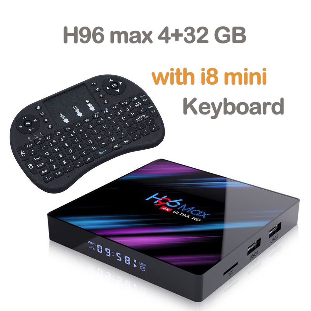 4 + 32 GB låda med tangentbord