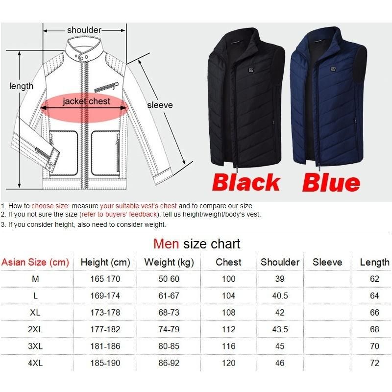 Self Heating Vest Gilet Chaleco Heated Veste Chauffante Avec Batterie  Doudoune Homme Hiver Chaleco Calefactable Hombre From Lahong, $18.14