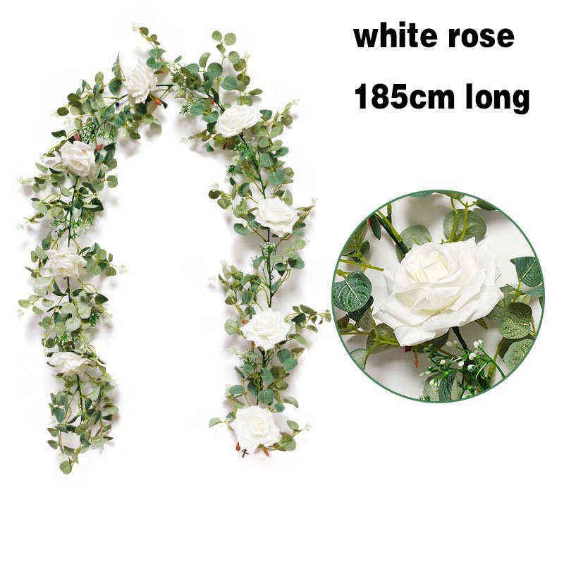 1PC White Rose