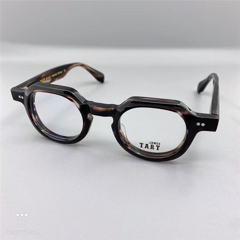 Chocolate color frame clear lens