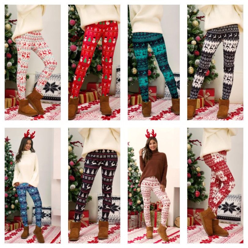 Christmas Leggings Pant Xmas Tree 
