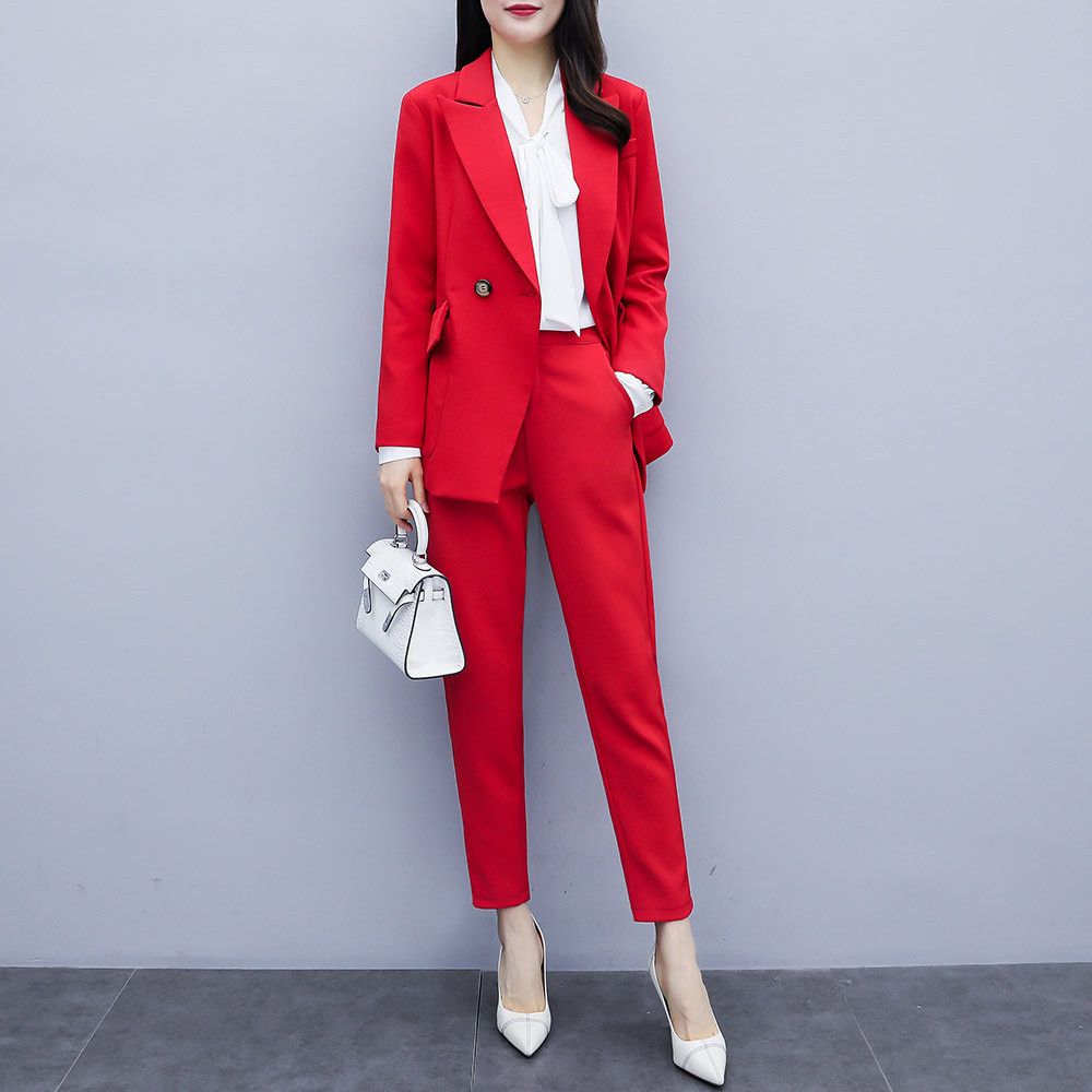 Pantalon de veste rouge