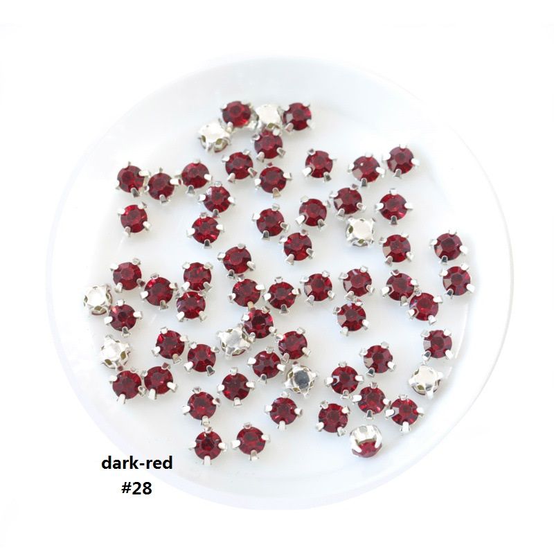 dark-red #28 200pcs