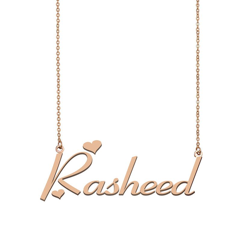 Name Necklace Custom Nameplate Pendant 