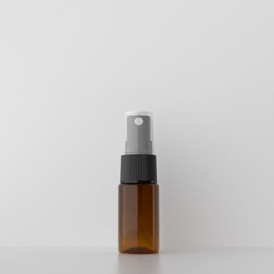 Amber bottles+black cap