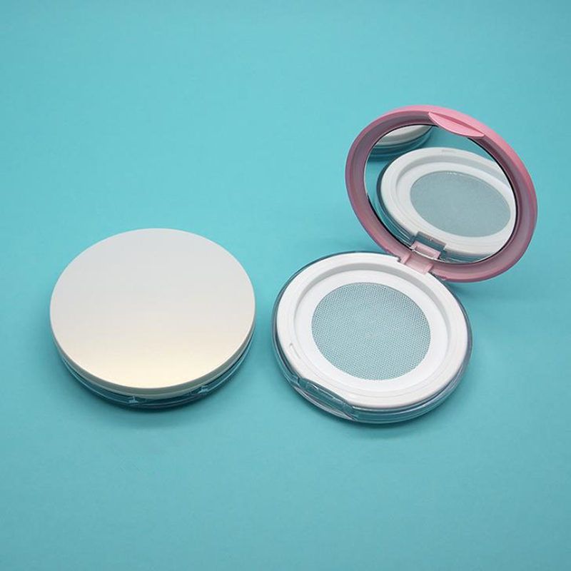 Travel Makeup Container Cosmetic Sifter Portable Plastic Powder Box