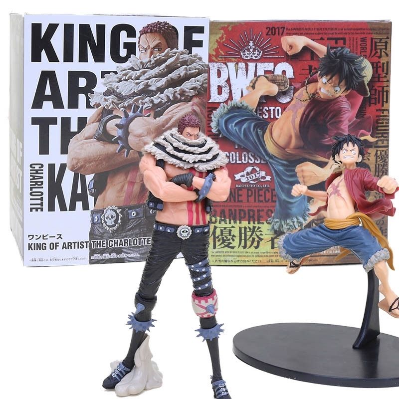 Wholesale Action Toy Figures At 10 51 Get Anime One Piece Wfc Charlotte Katakuri Figurine King Of Artist Koa Special Prize Luffy Bwfc Pvc Action Figures Collection Toys Y0421 From Shanye07