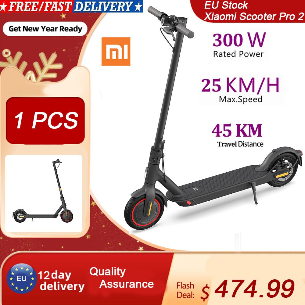 Hulajnoga elektryczna Xiaomi (MI) Scooter Pro 2 z EU za $458.99 / ~1752zł