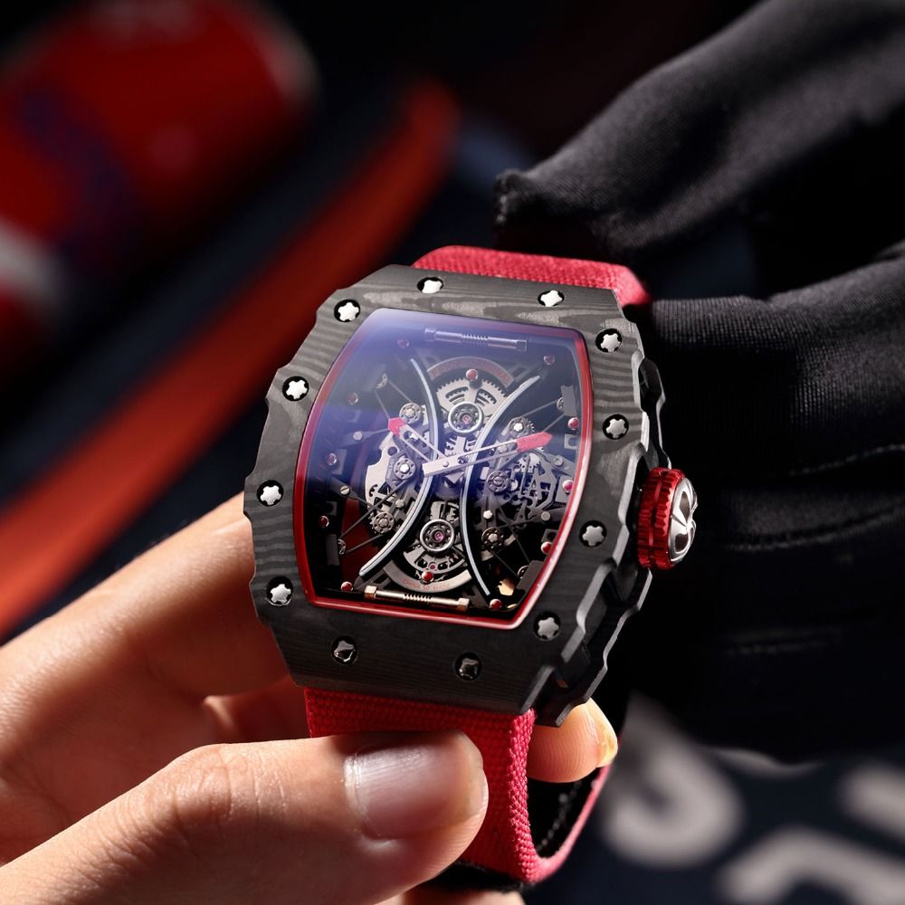 sexual hostilidad Púrpura FEICE Hombres Mecánico Automático Esquelético Del Reloj Barril Tipo De  Doble Cara Deportivo De Lujo Impermeable Reloj Del Reloj De Manera FM602 De  576,43 € | DHgate