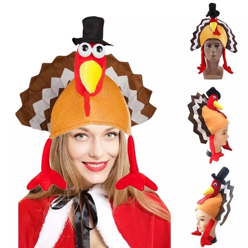 Funny Carnival Chicken Leg Hat 