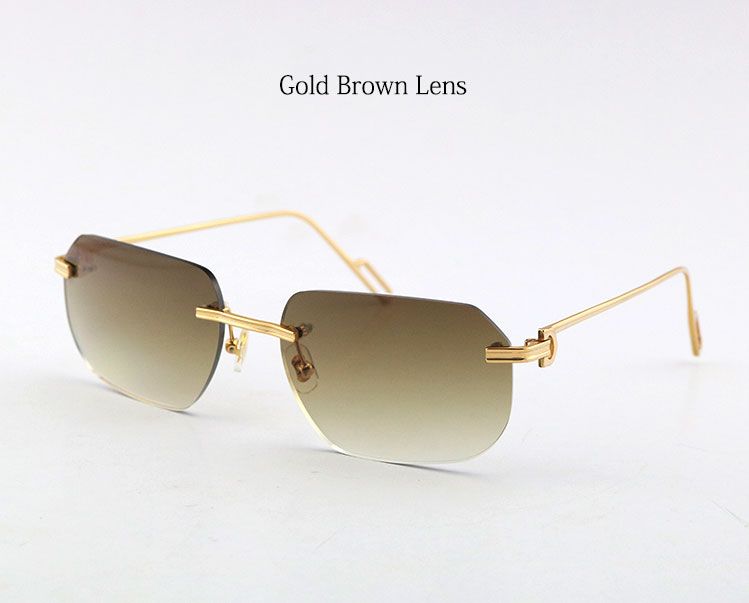 Gold Brown Lens