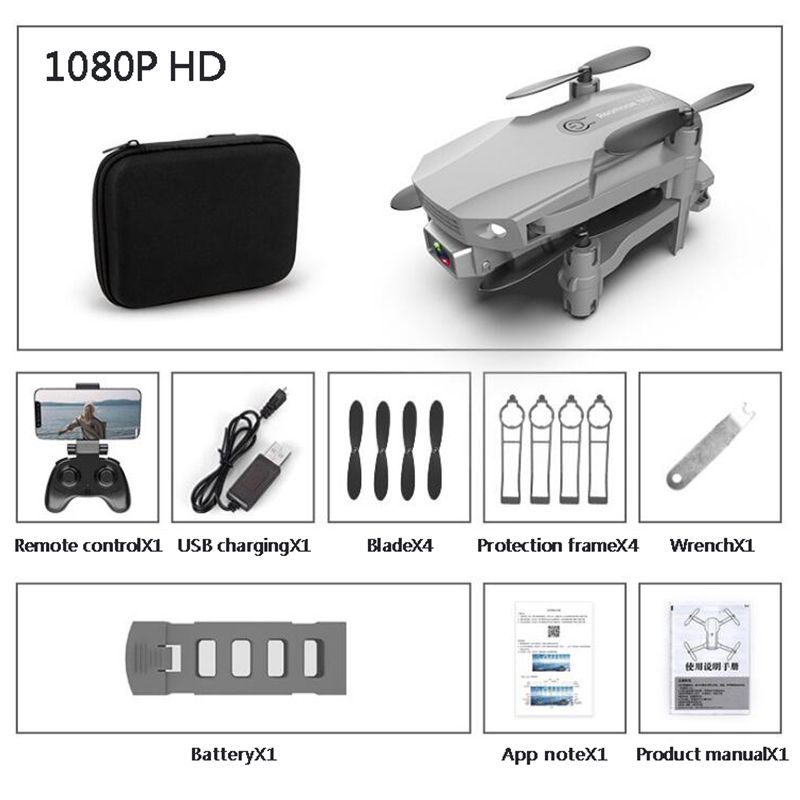 Grå 1080p 1cam-1battery