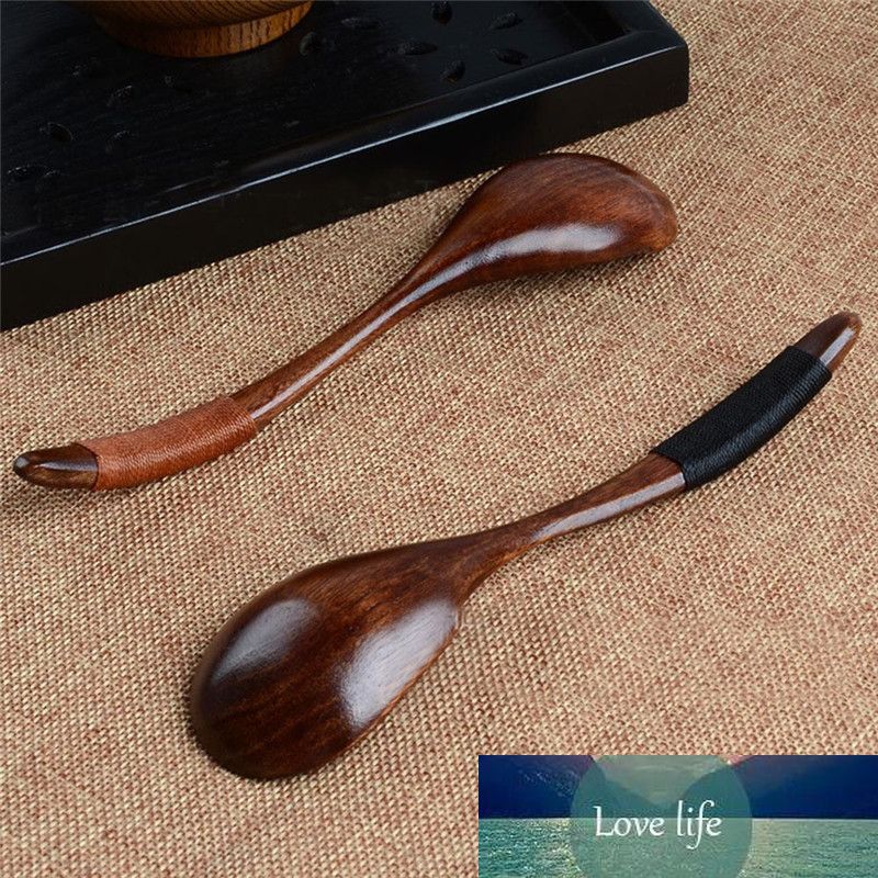 Kitchen Long Handle Wooden Dessert Rice Soup Spoon Teaspoon Cooking Utensil New Kitchen Long Handle Wooden Dessert Rice Soup Spoon Teaspoon Cooking Utensil New