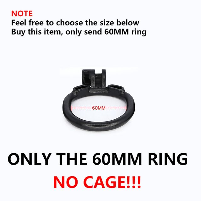 Nur 60 mm Ring schwarz