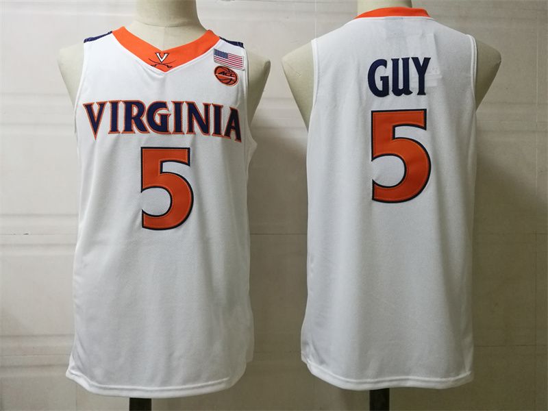 maillot blanc 5 kyle guy