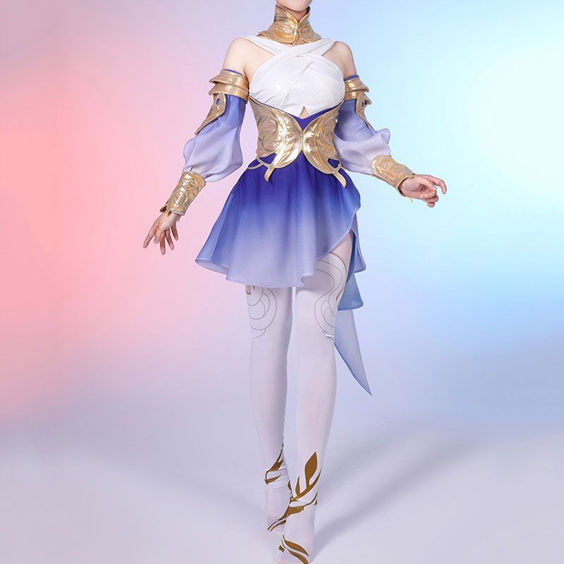 Anime Costumes Game King Of Glory Ailin Cosplay Costume Tops Skirt Headwear Gloves Daily Carnival Party Anime Costumes Game King Of Glory Ailin Cosplay Costume Tops Skirt Headwear Gloves Daily Carnival Party