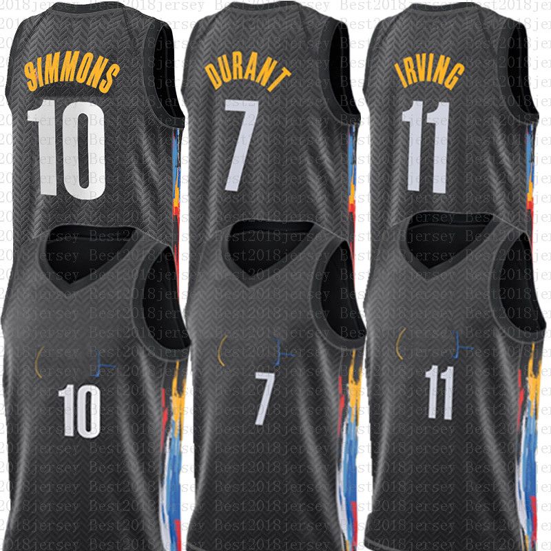 Anniv Coupon Below] Kyrie Irving Kevin Durant Ben Simmons Basketabll Jersey  Biggie 7 11 72 10 Mens 2021 NCAA Jerseys Black Grey Blue White From  Best2018jersey, $14.1