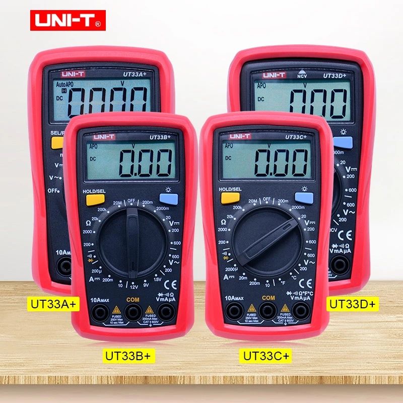UNI-T UT33D Multimètre numérique Palm Taille