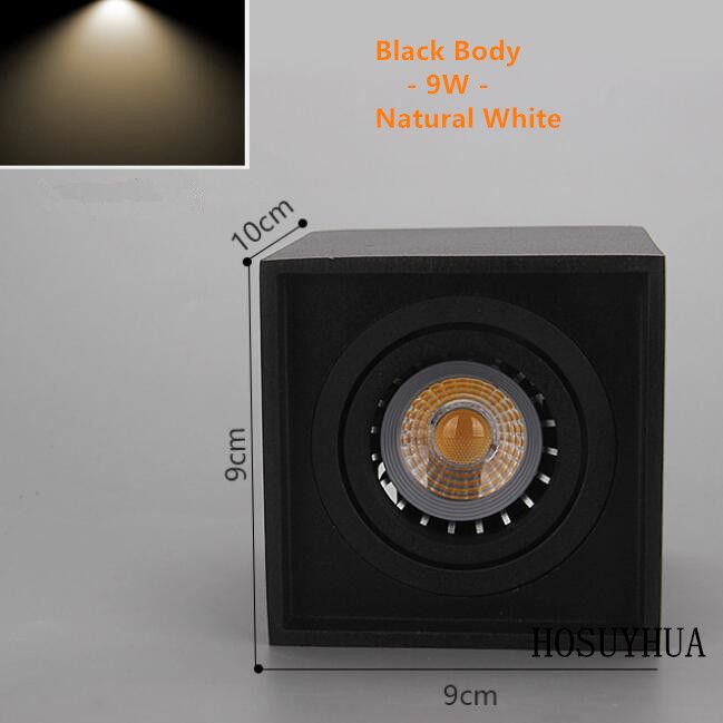 Black-9W- Natural White