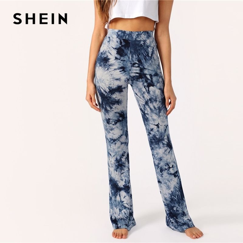 Compra Shein Boho Multicolor Cintura Alta Cintura Anciana Tie Dye Flare Pantalones  Pantalones Largos Mujeres Primavera Casual High Street Pinkly Pants 201031  Barato | Entrega Rápida Y Calidad | Es.Dhgate