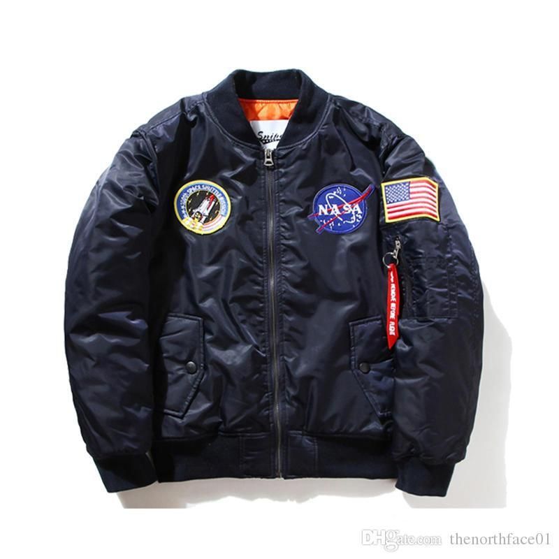 Mens Jackets New Nasa Jacket Flight Pilot Mens Stylist Bomber Ma1 Jacket  Windbreaker Embroidery Baseball Military Section S Xxl 2 J1UL From  Mzw_shop, $24.06