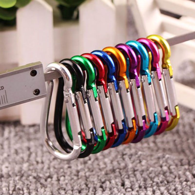 20pcs Mosquetón Llaveros Camping Llaveros Mosquetones 20pcs Mosquetón Llaveros Camping Llaveros Mosquetones