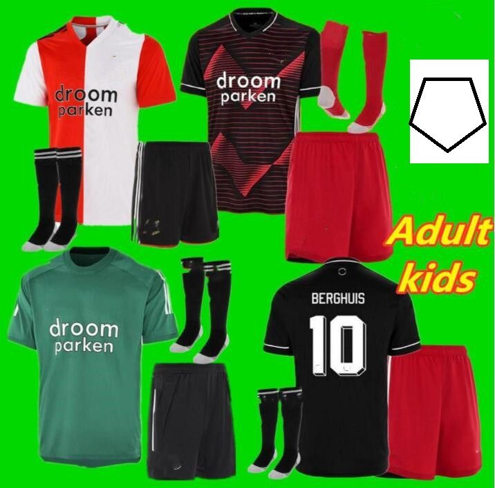 Convient pour 20-21 Feyenoord Maillots Confortable et Rapide Sweat-s/échage /Équipement personnalis/é de Football pour Les Enfants Les Adolescents et Les gar/çons