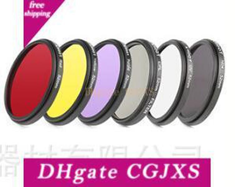 Satin Al 6 Adet Takim 52mm Mor Kirmizi Lens Filtre Kap Gopro 3 4 Kamera Aksesuarlari Icin Adaptor Yuzuk Seti Tl264 44 Dhgate Comda