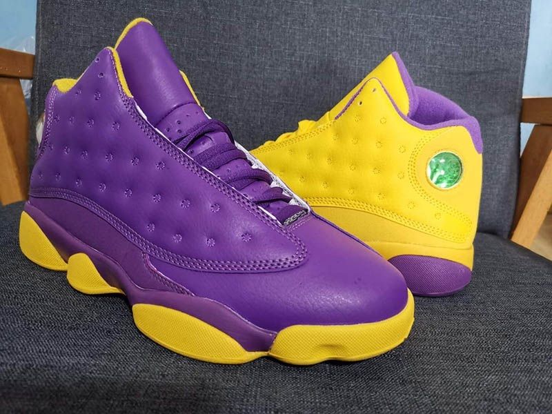 Jumpman 13 Violet Purple Yellow Men Basketball Sports Shoes Good Quality 13s  Mandarin Duck Trainer With Box From Findjordan, $103.63
