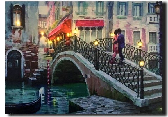 Romantic Bridge-12x16INCH (30X40CM)