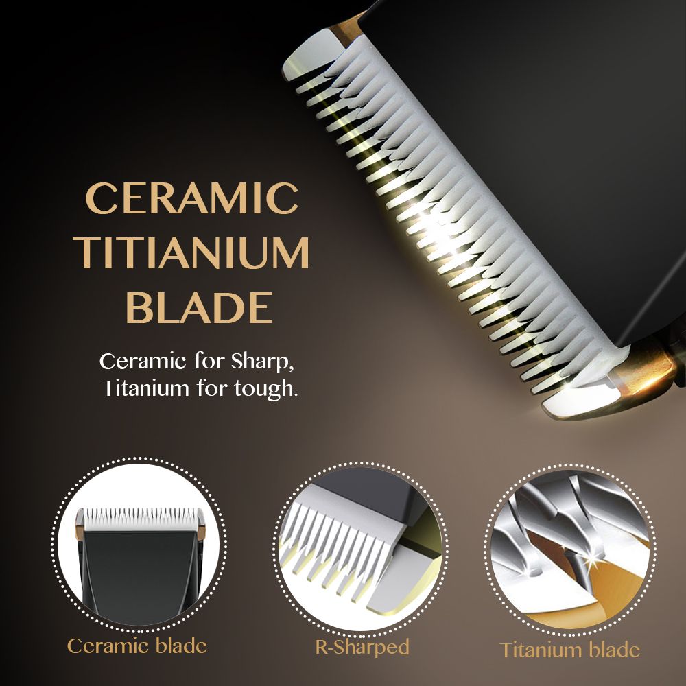 2020 ANLAN Electric Hair Clipper Cordless Professional Hair Trimmer Men