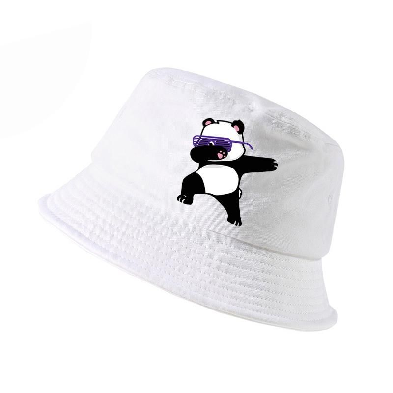 Cloches Cartoon Panda Funny Bucket Hat 