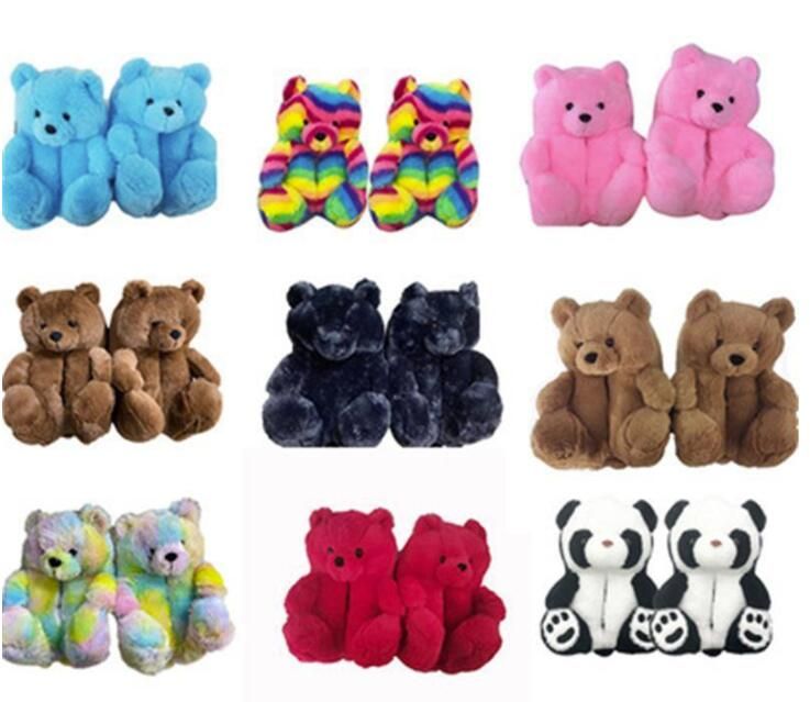 teddy bear bedroom slippers