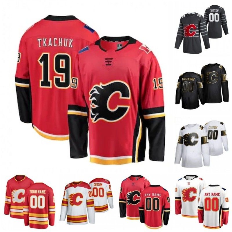 2021 Custom Men Women Youth Hockey Jerseys Matthew Tkachuk Johnny