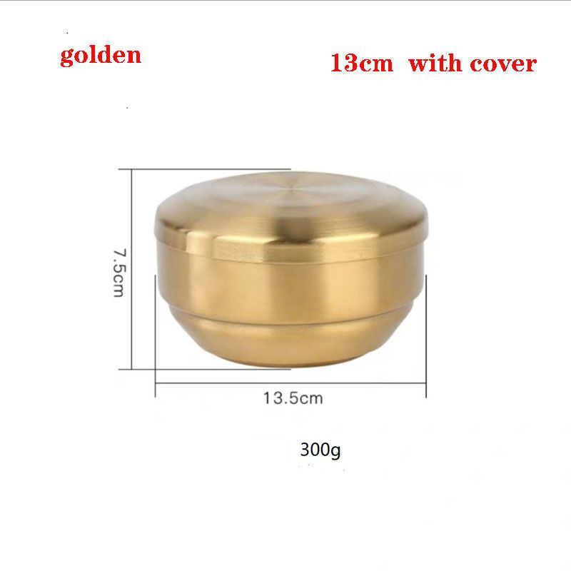 Golden-mit Deckel 13cm