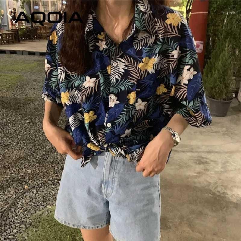 Blusa Corta Con Estilo Top Corto Con Estampado De Verano Par Blusa Corta Con Estilo Top Corto Con Estampado De Verano Par