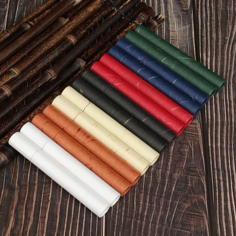 Kraft Paper Incense Tube Incense Barrel Small Storage Box For 5g Joss